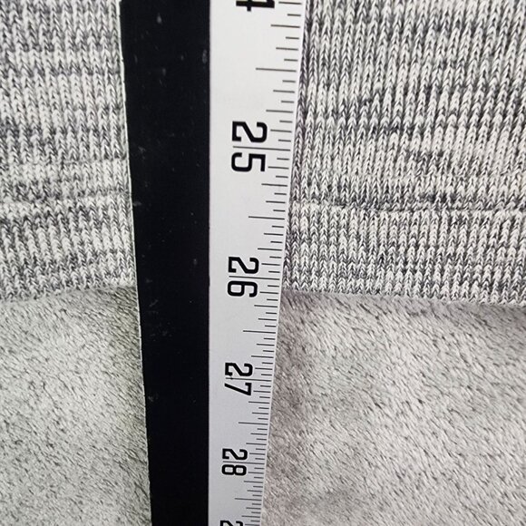 Mens Heather Gray Eddie Bauer Sweatshirt 1/4 Zip Long Sleeve Mock Neck L - Picture 8 of 9